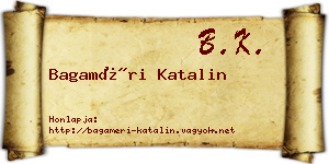 Bagaméri Katalin névjegykártya